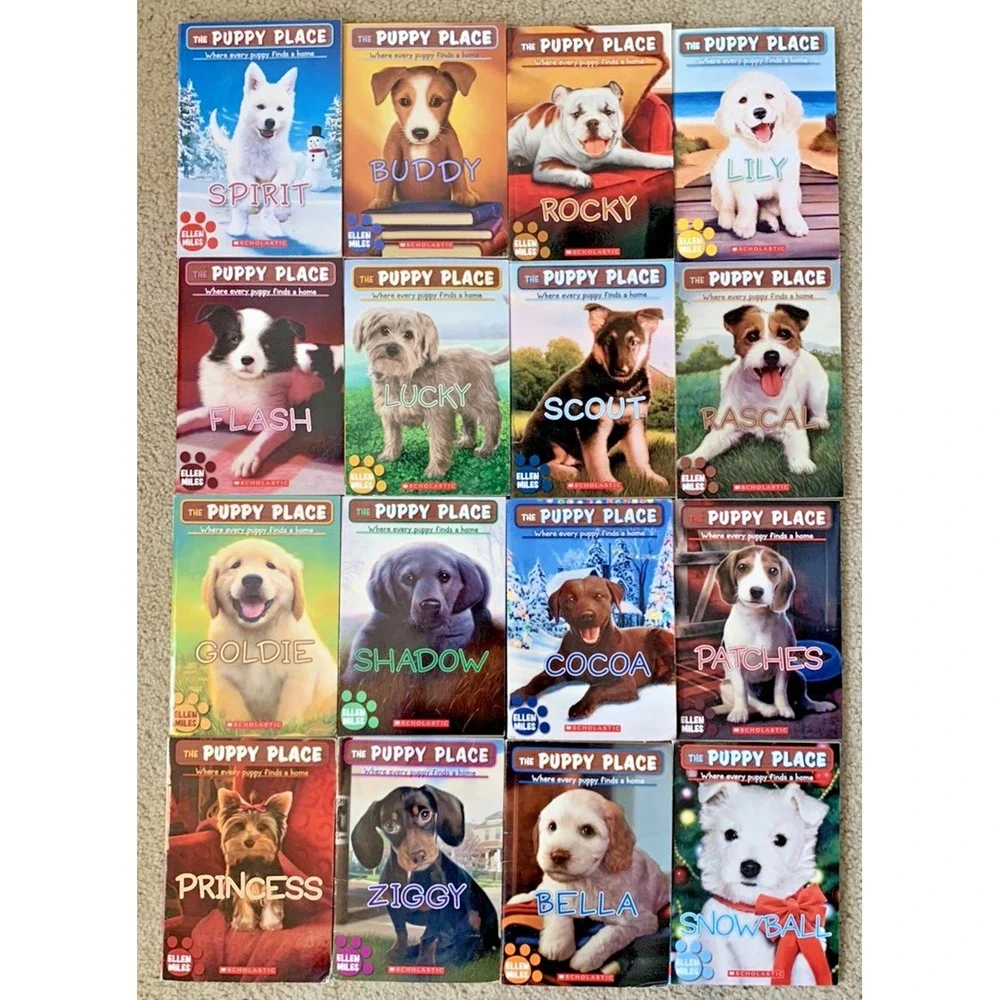 Lot of 16 THE PUPPY PLACE Series Books Ellen Miles Scholastic SEE DESCRIPTION